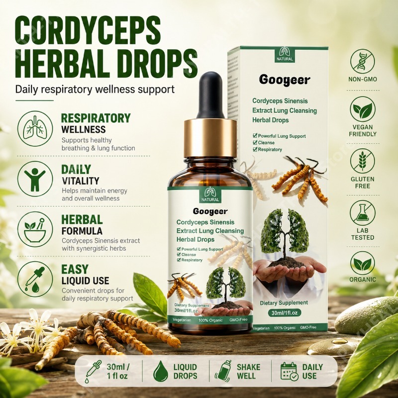 Herbal Wellness Water - Экстракт Кордицепса Синенсис: Травяные Капли на