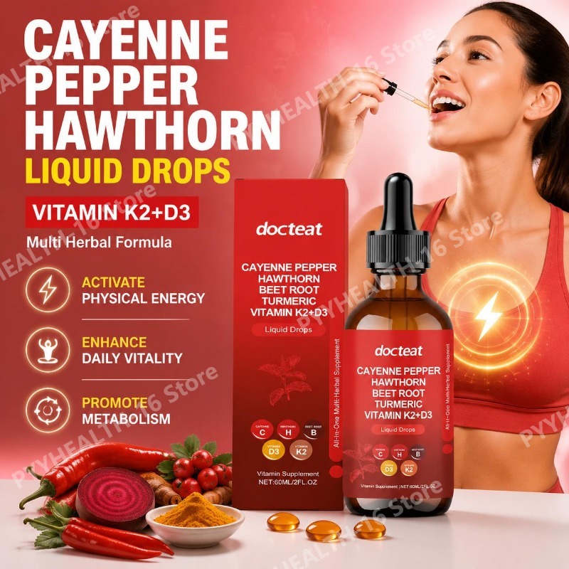 Herbal Wellness Formula - Жидкие капли Docteat Vitamin K2+D3 с