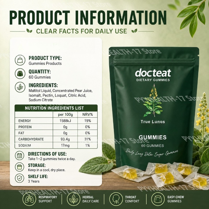Docteat True Lungs Herbal Gumm – обзор и цена Herbal Wellness Formula